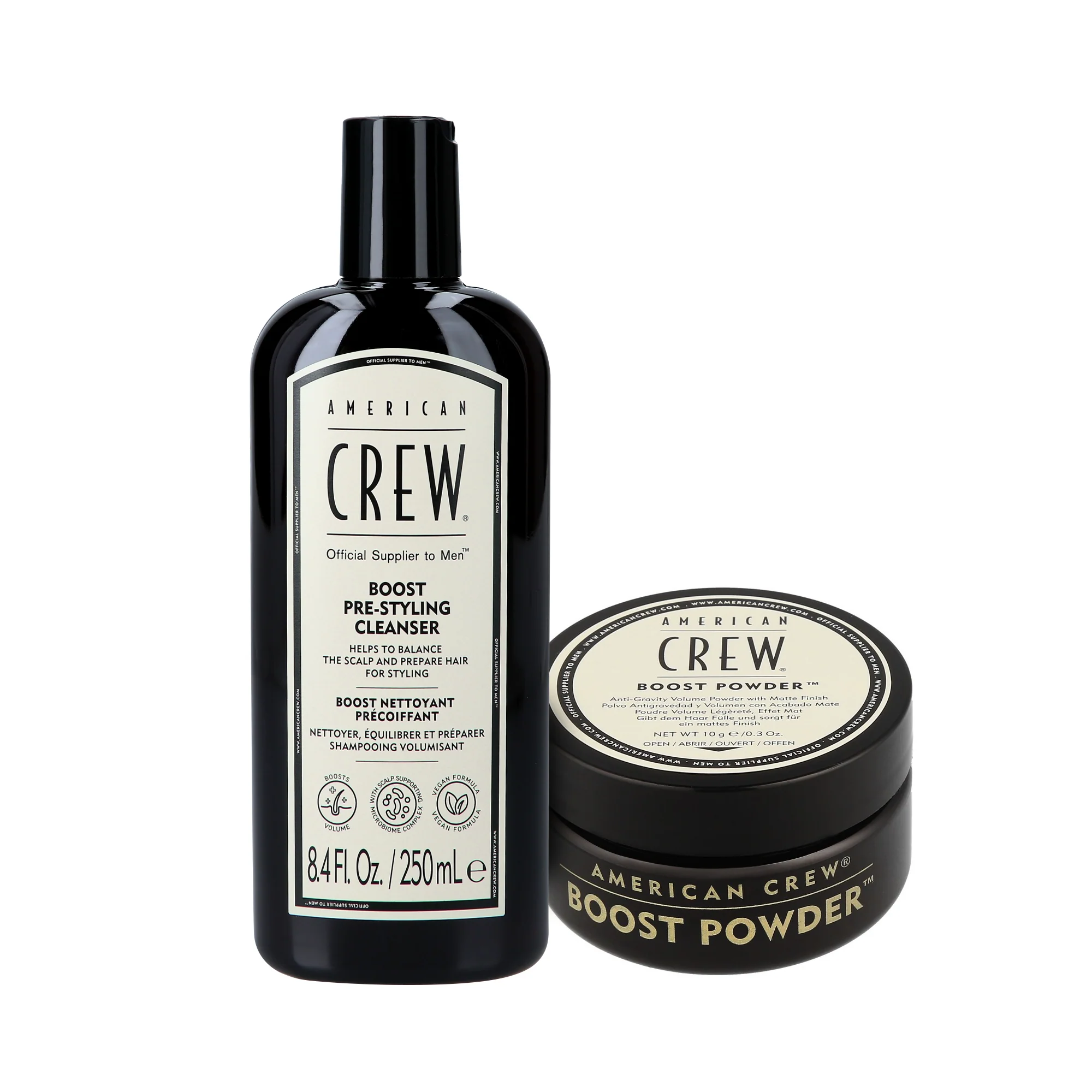 AMERICAN CREW VOLUME DUO Zestaw do pielęgnacji włosów, szampon 250 ml + puder do włosów 10 g - Image 2