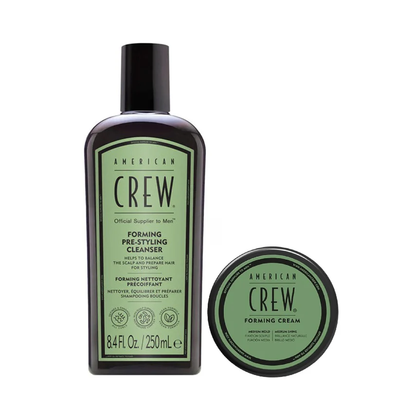 AMERICAN CREW FORMING DUO Zestaw do pielęgnacji włosów, szampon 250 ml krem do stylizacji 50 g - Image 2