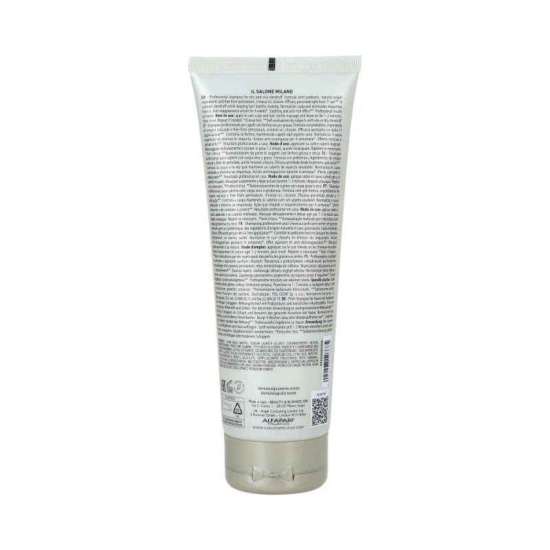 ALFAPARF IL SALONE MILANO SCALP SYSTEM PURIFY Przeciwłupieżowy szampon do włosów 250 ml - Image 2
