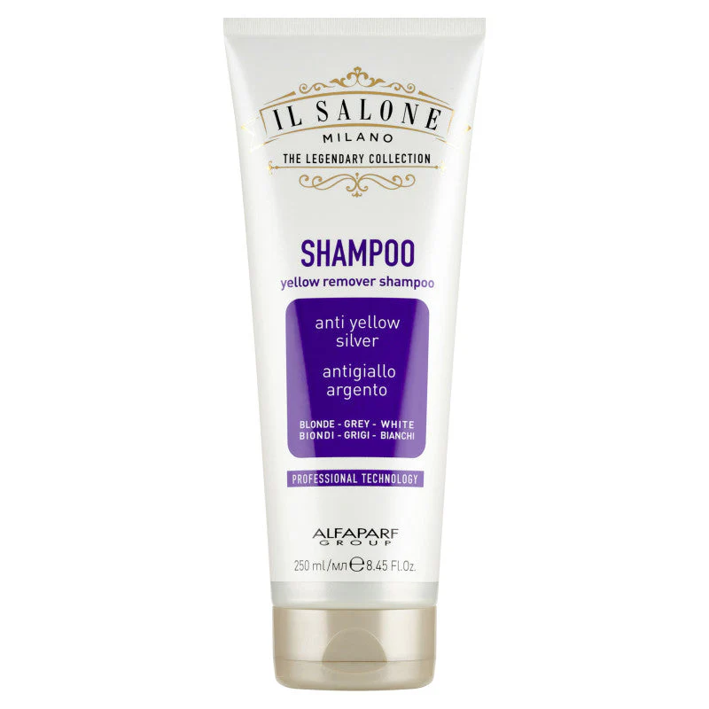 ALFAPARF IL SALONE MILANO YELLOW REMOVER Fioletowy szampon do włosów siwych i blond 250 ml