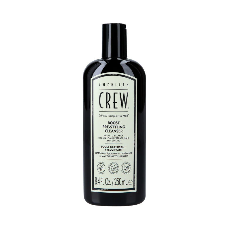 AMERICAN CREW BOOST PRE-STYLING Szampon oczyszczający i zwiększający objętość 250 ml