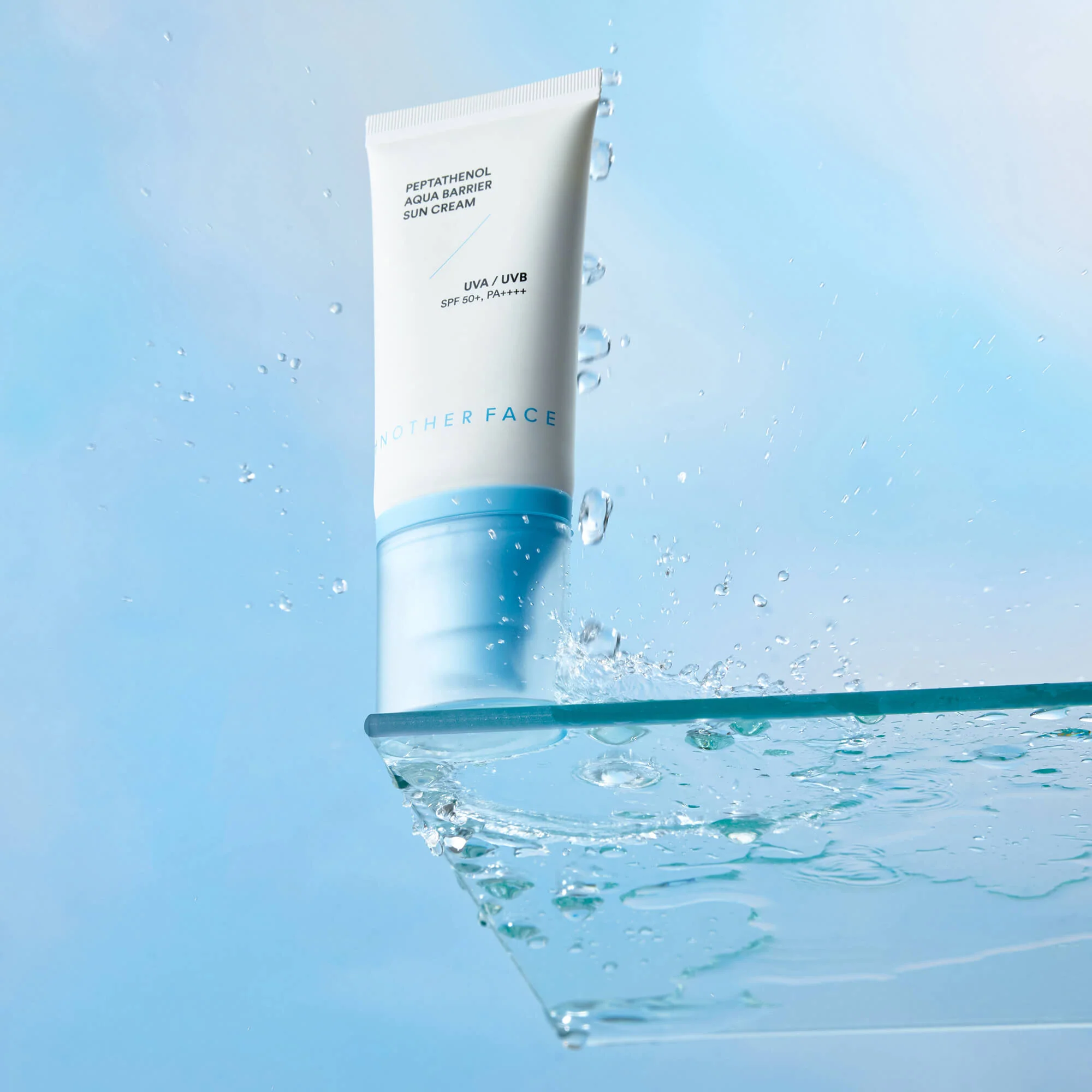 ANOTHER FACE PEPTATHENOL™ AQUA BARRIER SUN CREAM Nawilżający krem do twarzy z filtrem SPF50+ PA++++ 50 ml - Image 4
