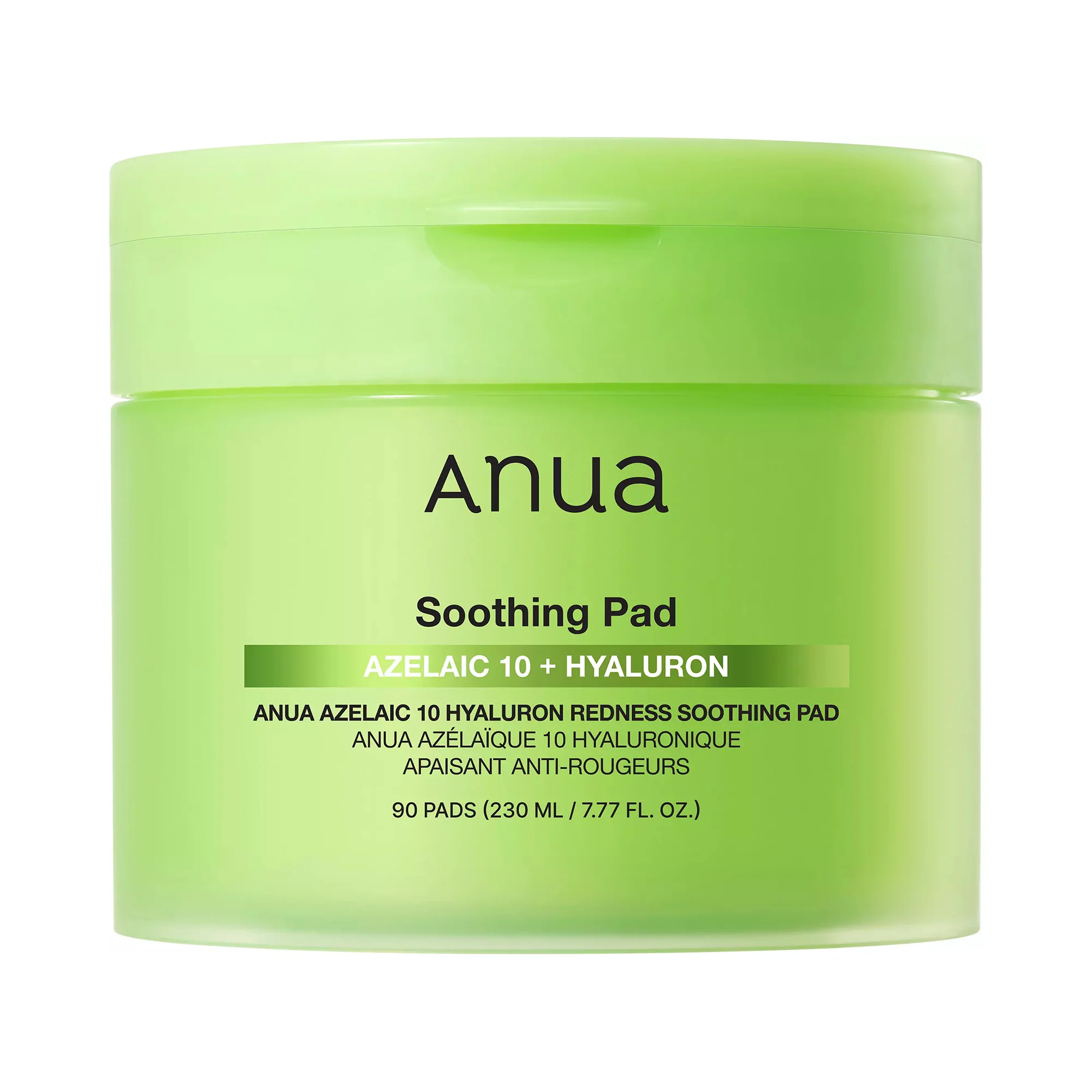 ANUA AZELAIC 10 + HYALURON SOOTHING PAD Kojące płatki tonizujące z kwasem azelainowym (90 szt.) 230 ml