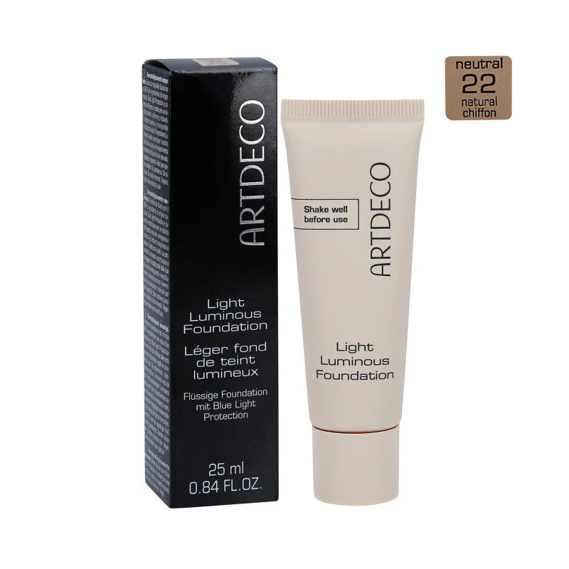 ARTDECO LIGHT LUMINOUS Podkład rozświetlający 22 Natural Chiffon 25 ml