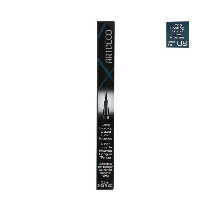 ARTDECO LONG LASTING LIQUID LINER INTENSE Płynny intensywny eyeliner w pisaku 08 Green 0,6 ml