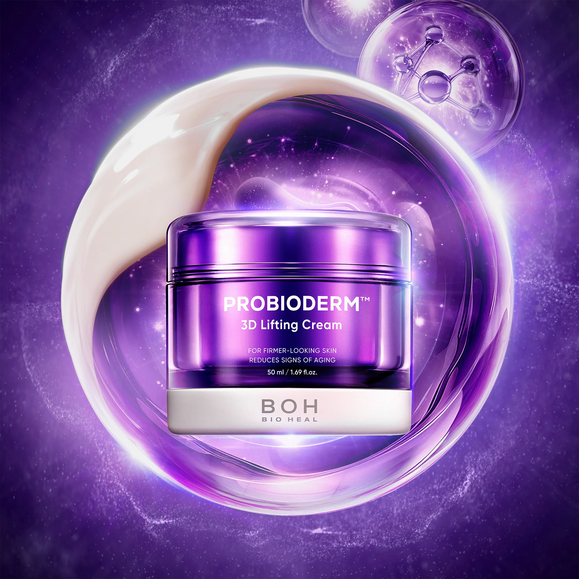 BOH BIO HEAL Probioderm 3D Lifting Cream – Luksusowy krem liftingująco-ujędrniający 50 ml - Image 4
