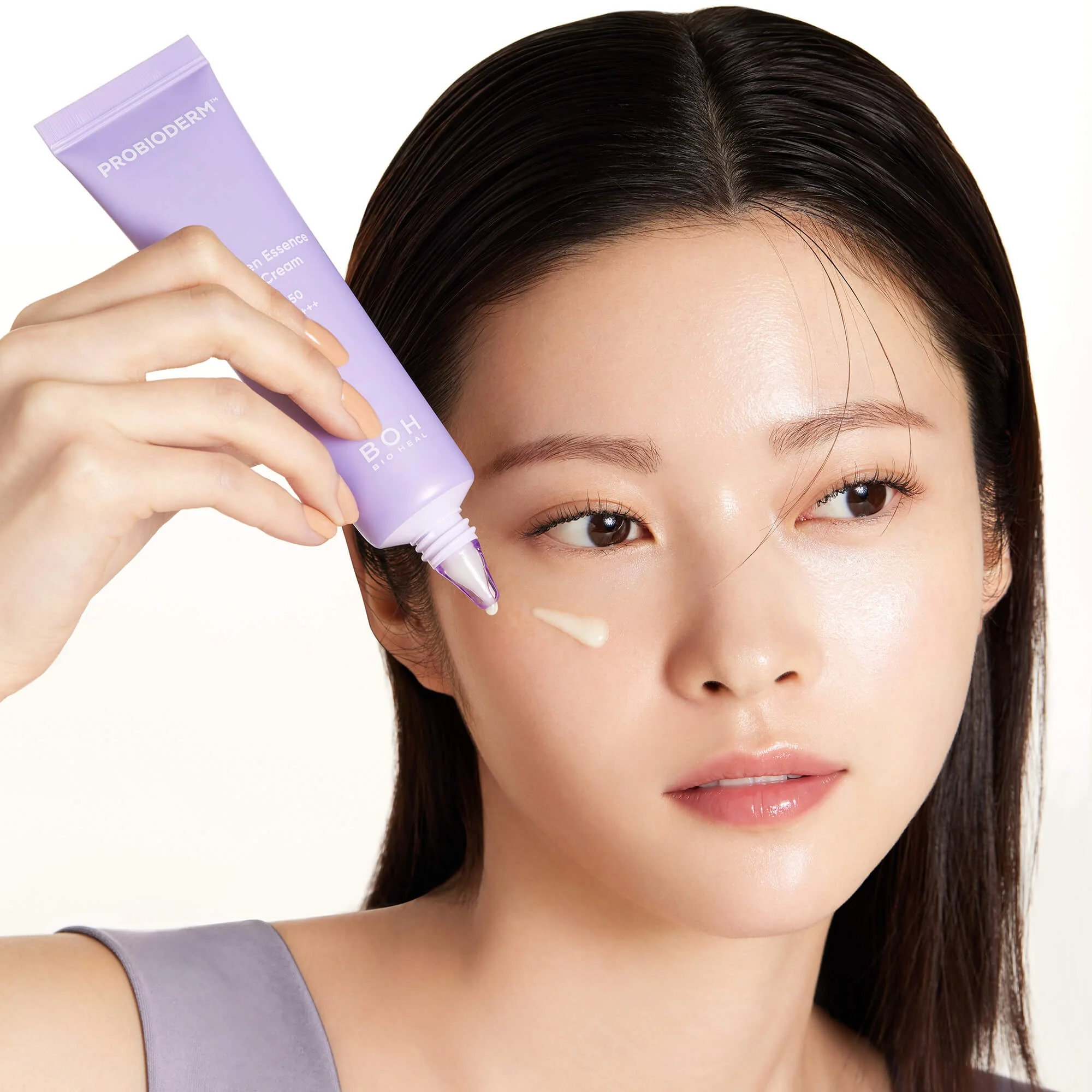 BIOHEAL BOH Probioderm™ Collagen Essence Sun Cream SPF50 PA++++ – Lekki nawilżający krem przeciwsłoneczny 50 ml - Image 3