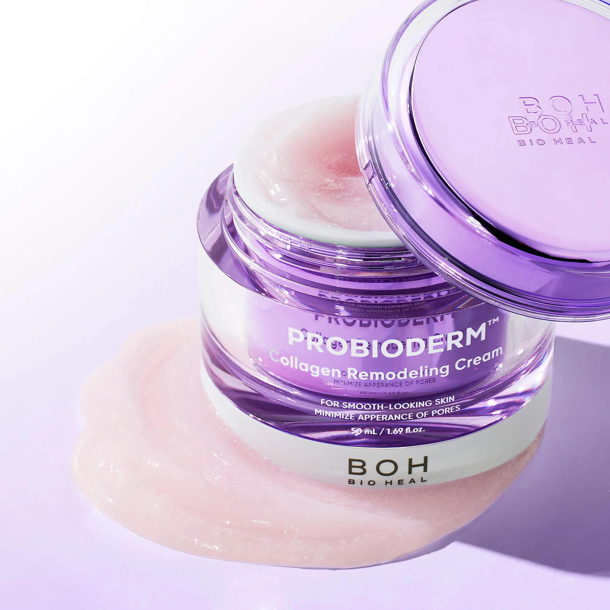 BOH BIO HEAL Probioderm™ Collagen Remodeling Cream – Wygładzający krem kolagenowo-peptydowy 50 ml - Image 4