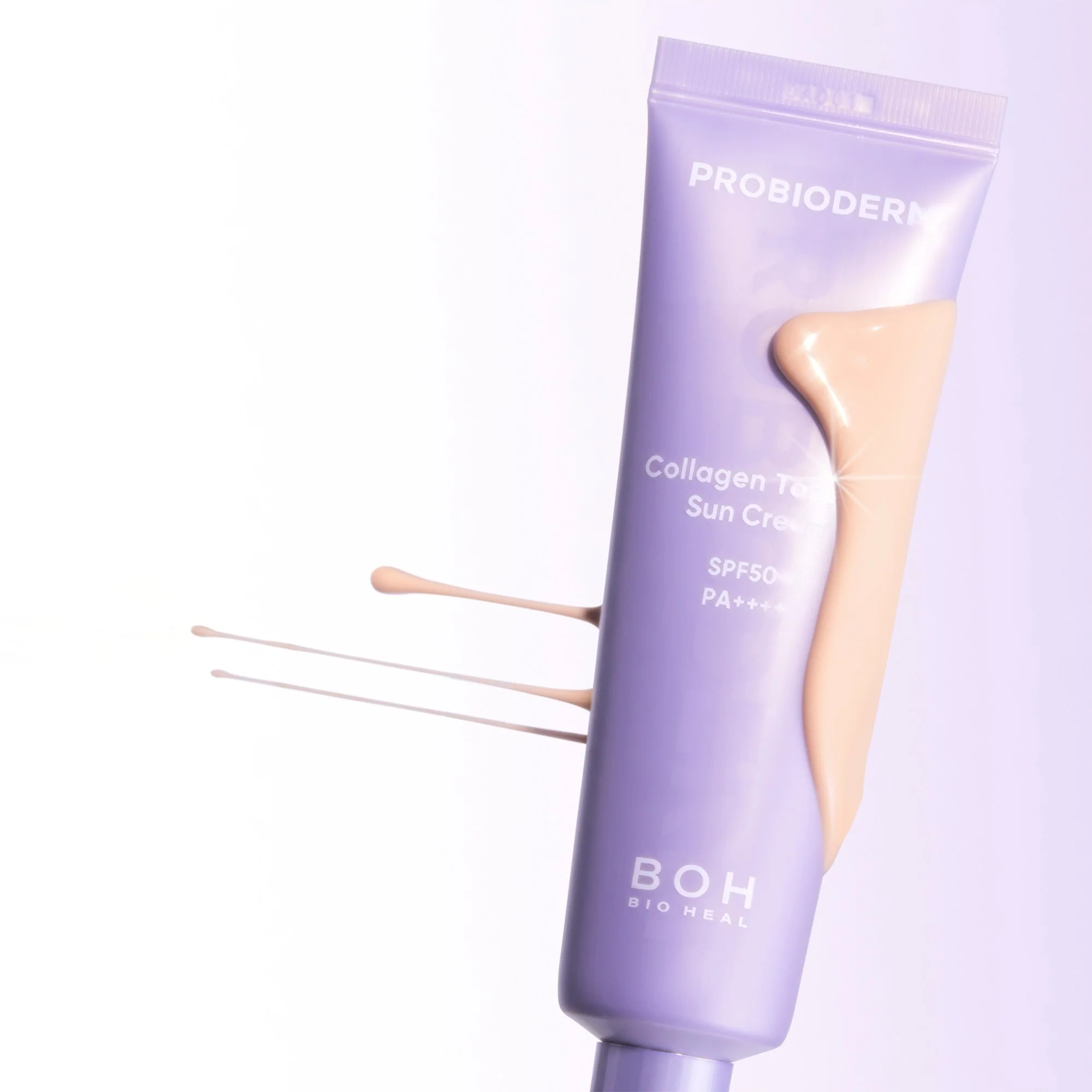 BIOHEAL BOH Probioderm™ Collagen Tone-Up Sun Cream SPF50 PA++++ – Rozświetlająco-tonujący krem przeciwsłoneczny 50 ml - Image 3