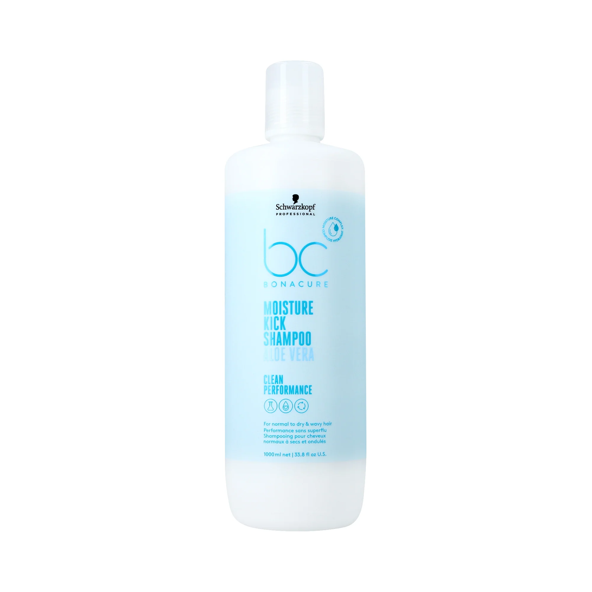 SCHWARZKOPF BONACURE MOISTURE KICK ALOE VERA Szampon do włosów z kompleksem nawilżającym 1000 ml