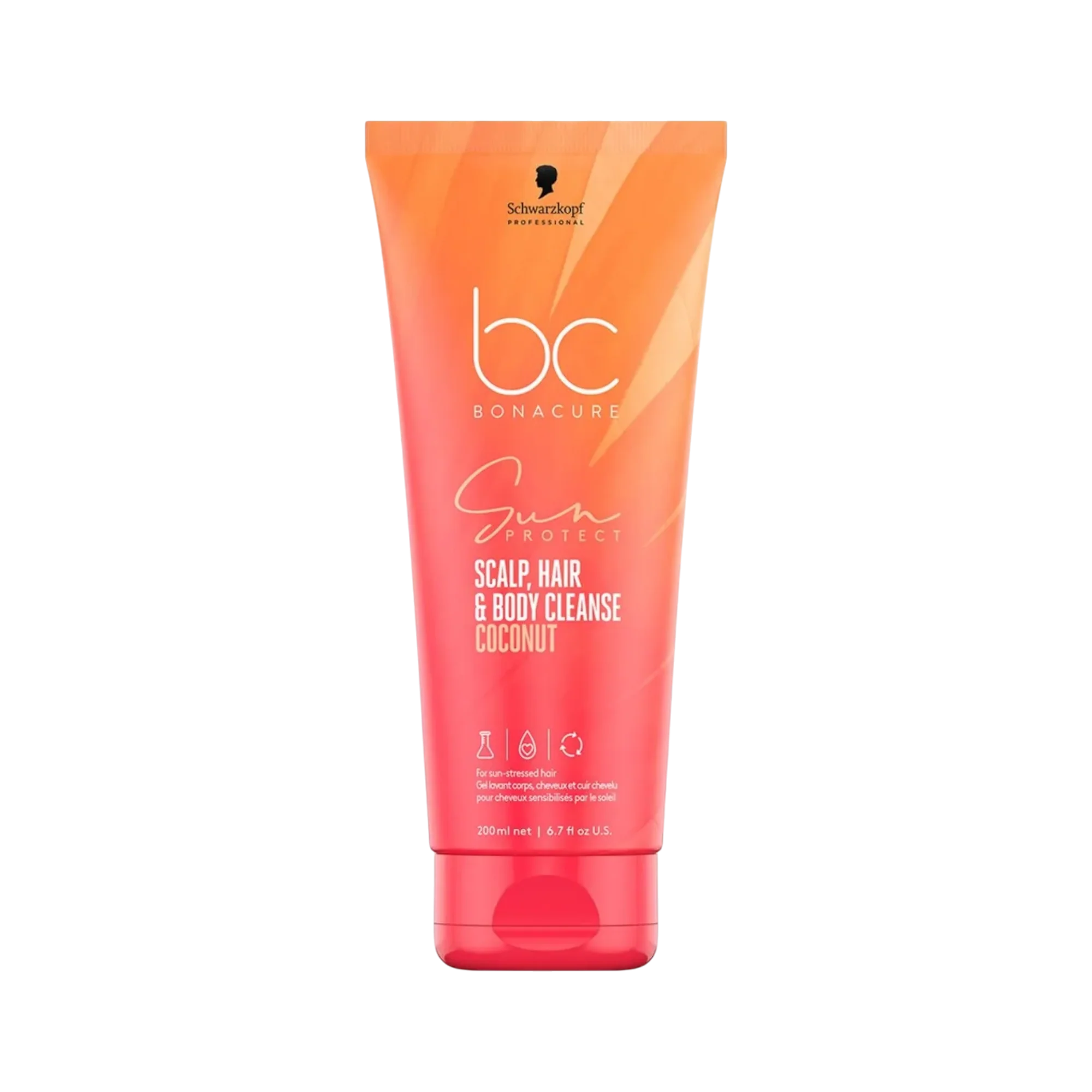 SCHWARZKOPF PROFESSIONAL BONACURE SUN PROTECT SCALP HAIR&BODY Szampon 3w1 do włosów, skóry głowy i ciała po opalaniu 200 ml