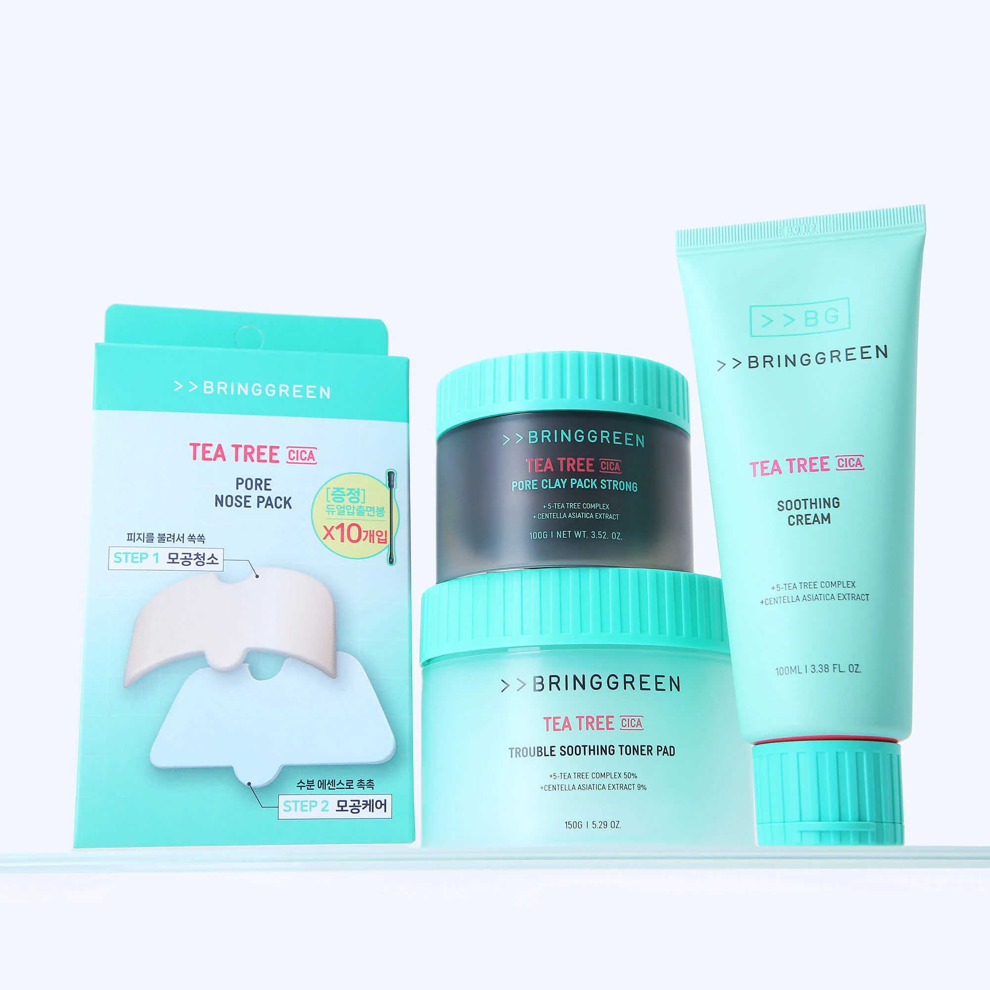 BRINGGREEN Tea Tree Cica Soothing Cream Plus – Kojący krem do twarzy z drzewem herbacianym i cica 100 ml - Image 8