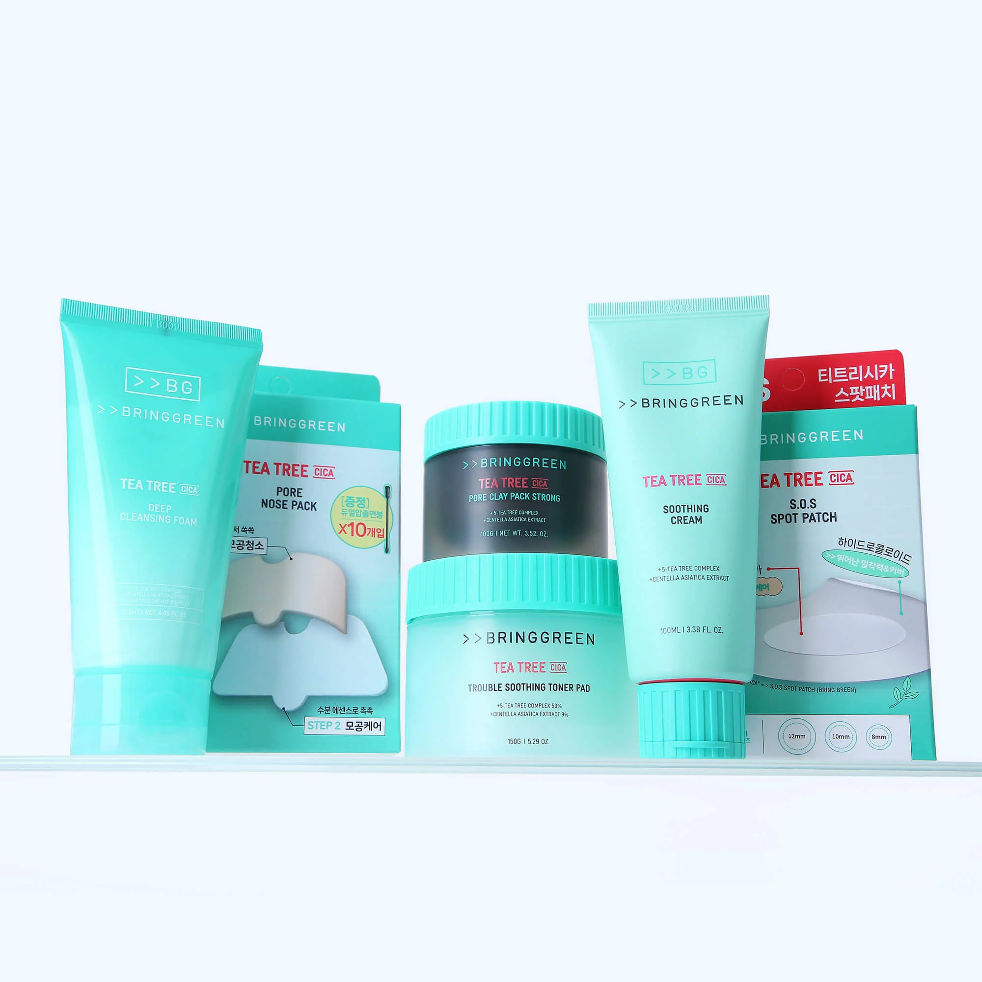 BRINGGREEN Tea Tree Cica S.O.S Spot Patch – Punktowe plastry S.O.S na niedoskonałości z drzewem herbacianym i cica, 100 szt. - Image 3