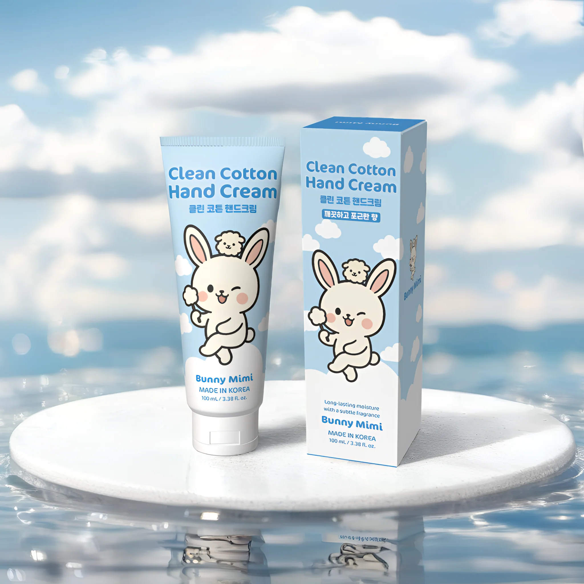 BUNNY MIMI CLEAN COTTON Krem do rąk 100 ml - Image 3