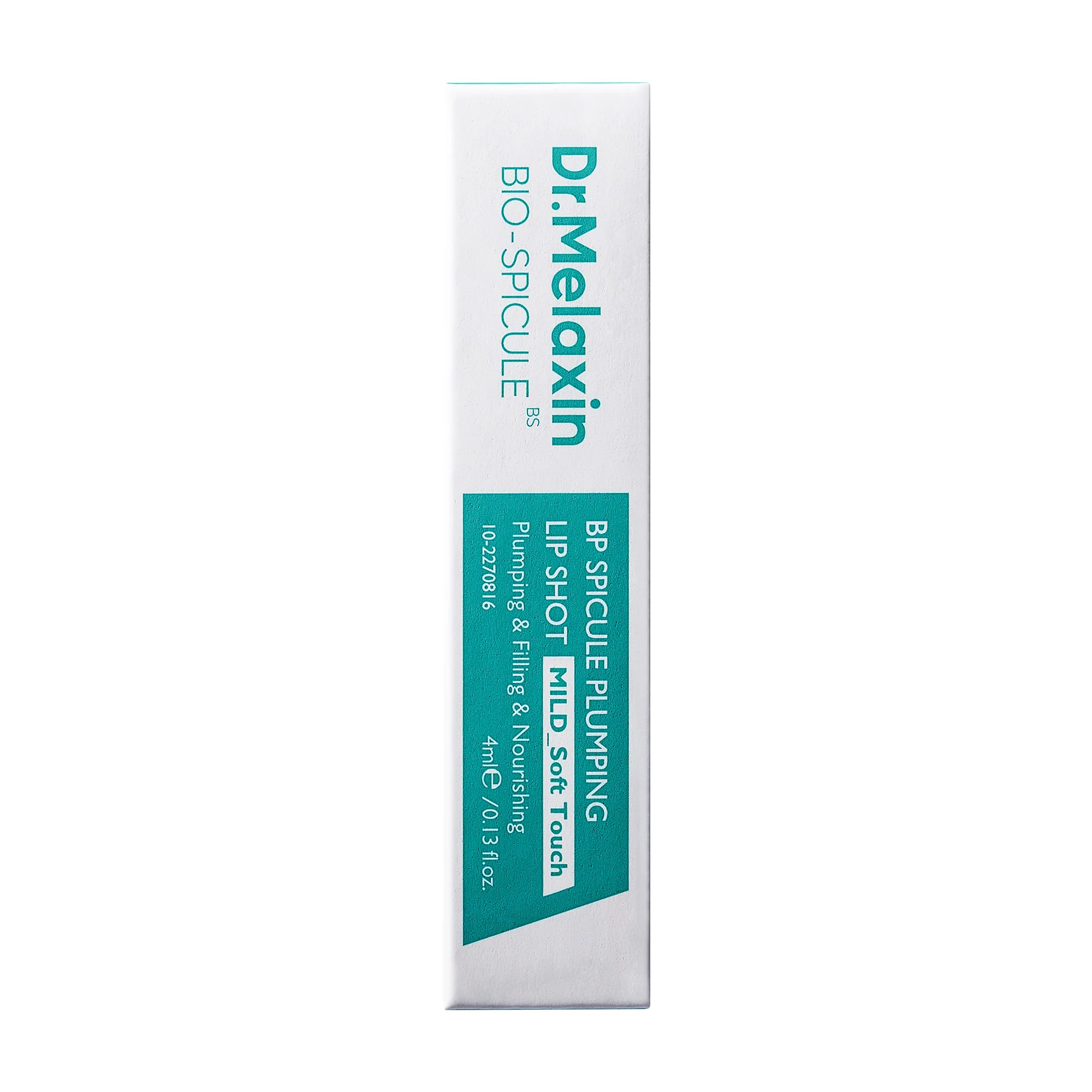 DR.MELAXIN BIO-SPICULE BP SPICULE PLUMPING LIP SHOT MILD Nawilżający błyszczyk do ust z delikatnym efektem powiększenia 4 ml - Image 2