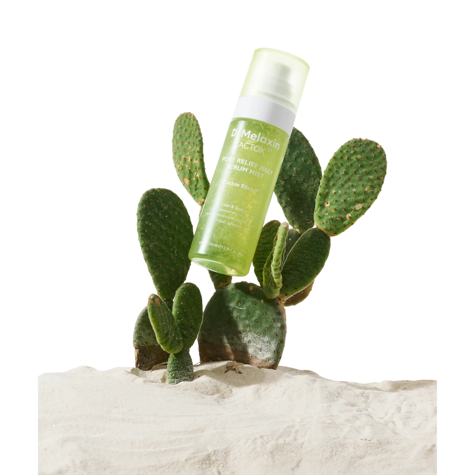 DR.MELAXIN CACTOXCT RELIEF JELLY SERUM MIST Chłodząca mgiełka-serum do twarzy 80 ml - Image 5
