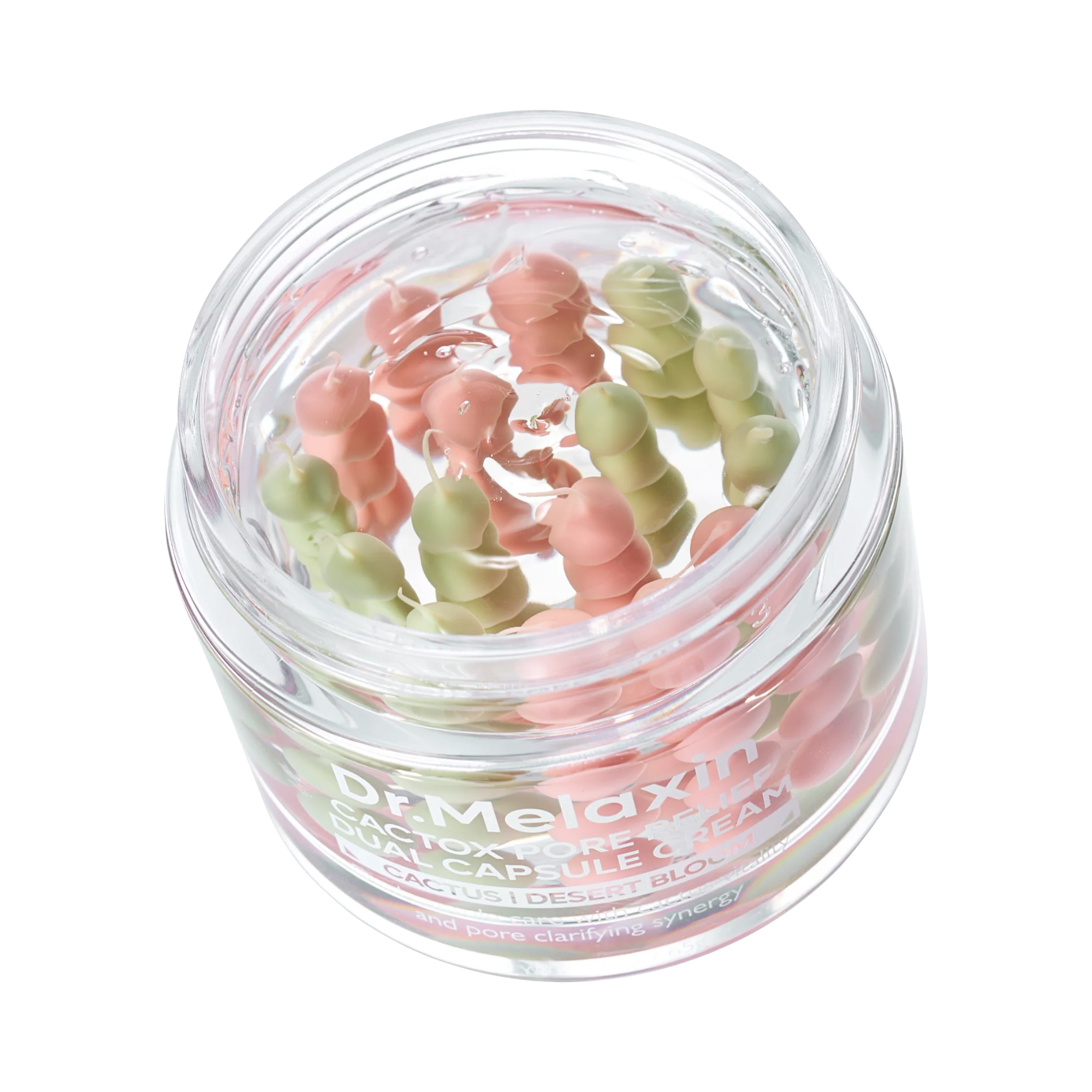 DR.MELAXIN CACTOX PORE RELIEF DUAL CAPSULE CREAM Nawilżająco-wygładzający krem w kapsułkach 65 g - Image 4