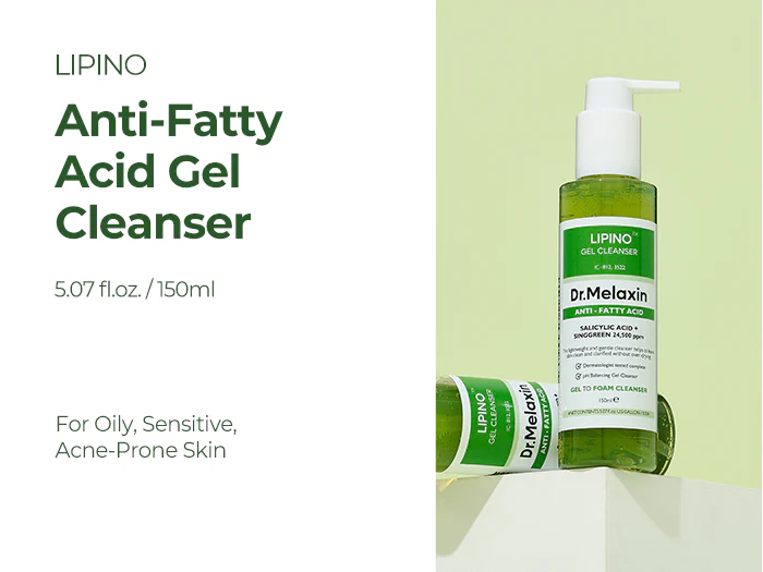 DR.MELAXIN LIPINO LINE Żel oczyszczający do twarzy dla cery tłustej 150 ml - Image 5