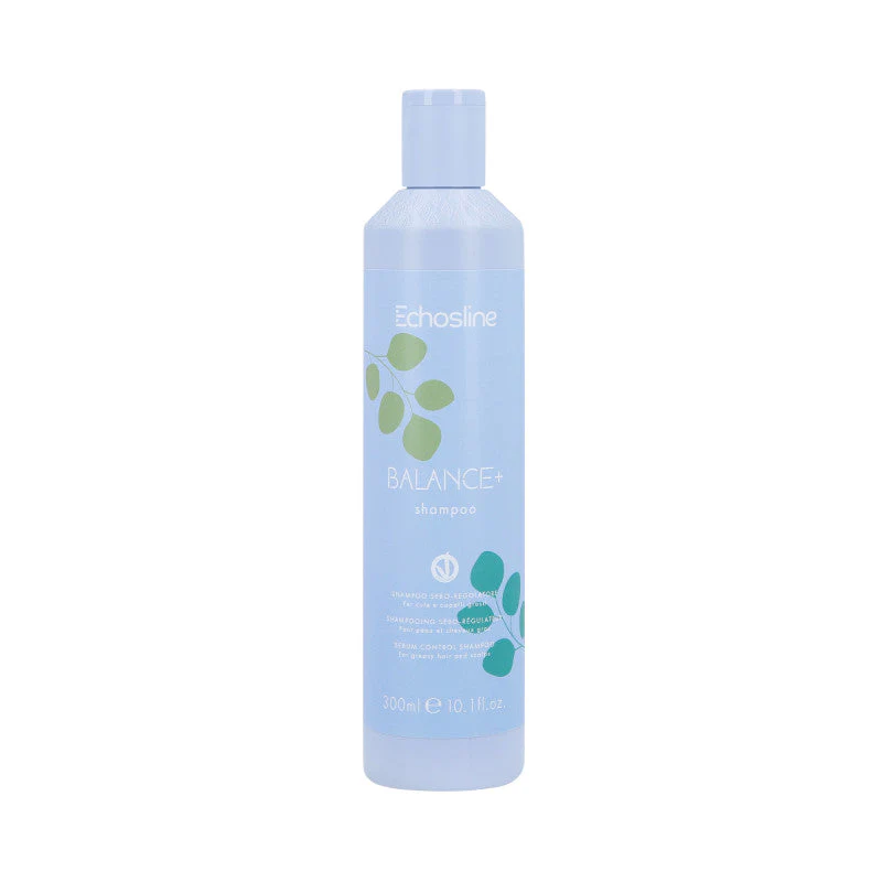 ECHOSLINE BALANCE PLUS Wegański równoważący szampon do tłustej skóry głowy 300 ml