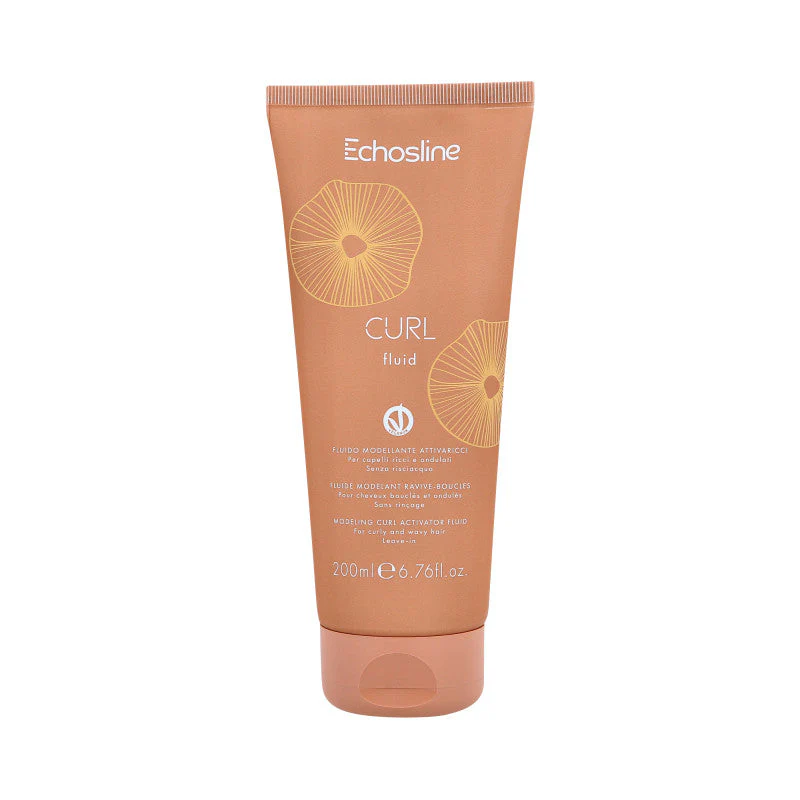 ECHOSLINE CURL FLUID VEGAN Płynny wegański fluid modelujący włosy kręcone 200 ml