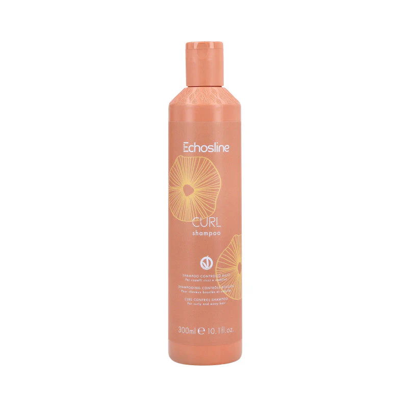 ECHOSLINE CURL VEG Wegański nawilżający szampon do włosów kręconych i falowanych 300 ml