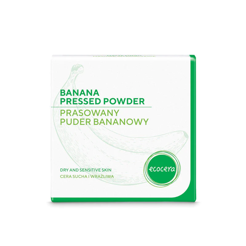 ECOCERA Prasowany puder bananowy dla cery suchej i wrażliwej 10 g