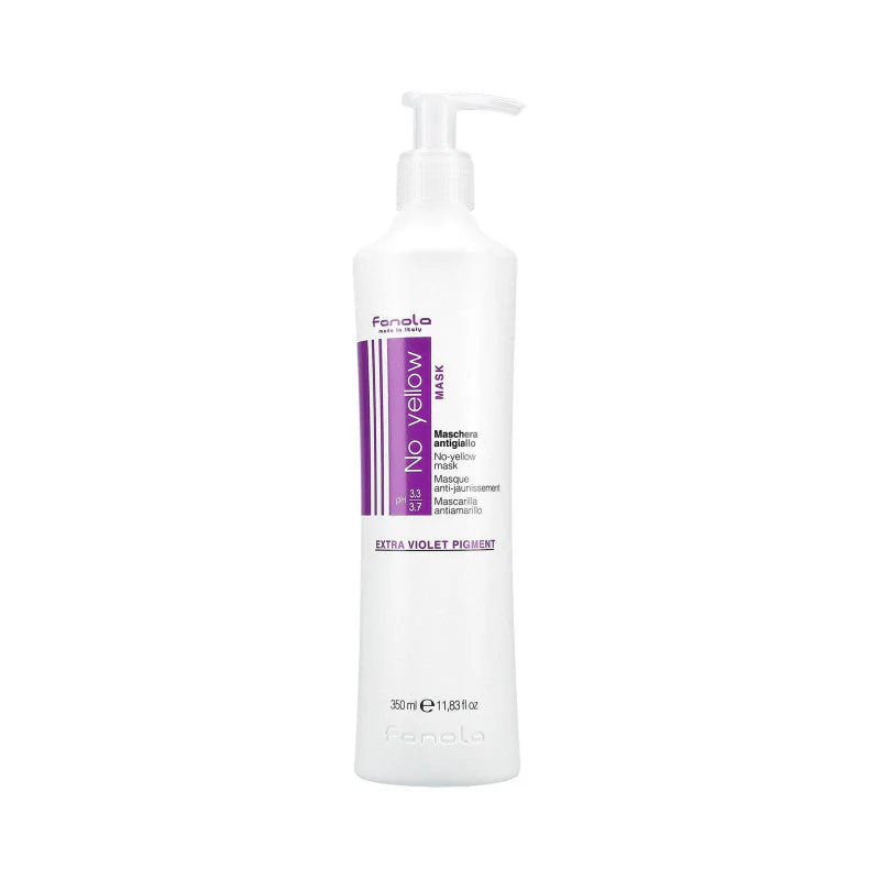 FANOLA NO YELLOW Maska neutralizująca kolor do włosów blond 350 ml