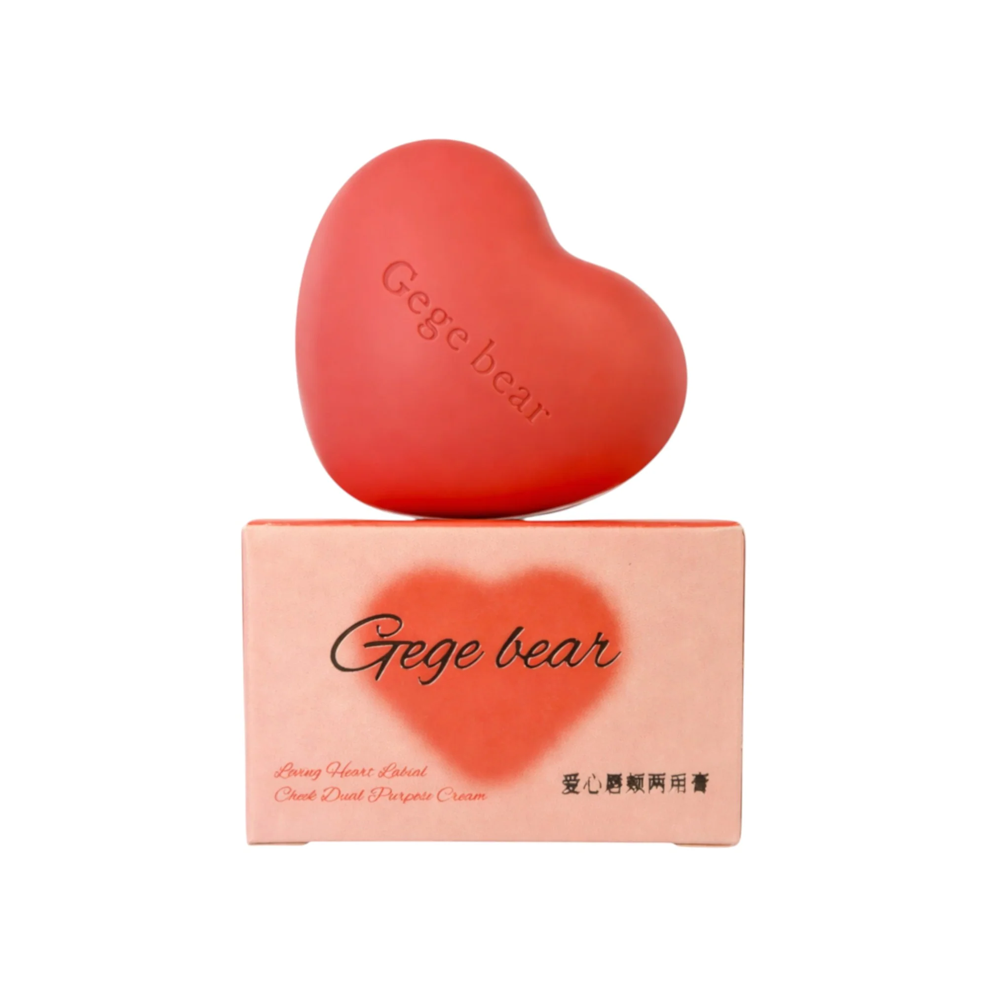 GEGE BEAR LOVING HEART CHEEK CREAM Kremowy tint do ust i policzków 6 g - Image 3