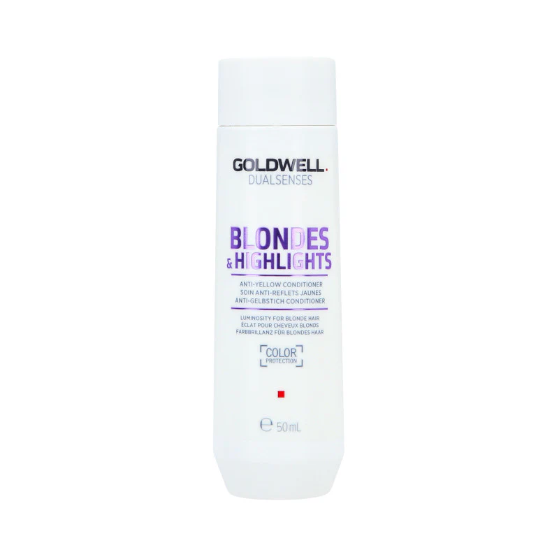 GOLDWELL DUALSENSES BLONDES & HIGHLIGHTS Odżywka do włosów blond neutralizująca niechciane tony 50 ml