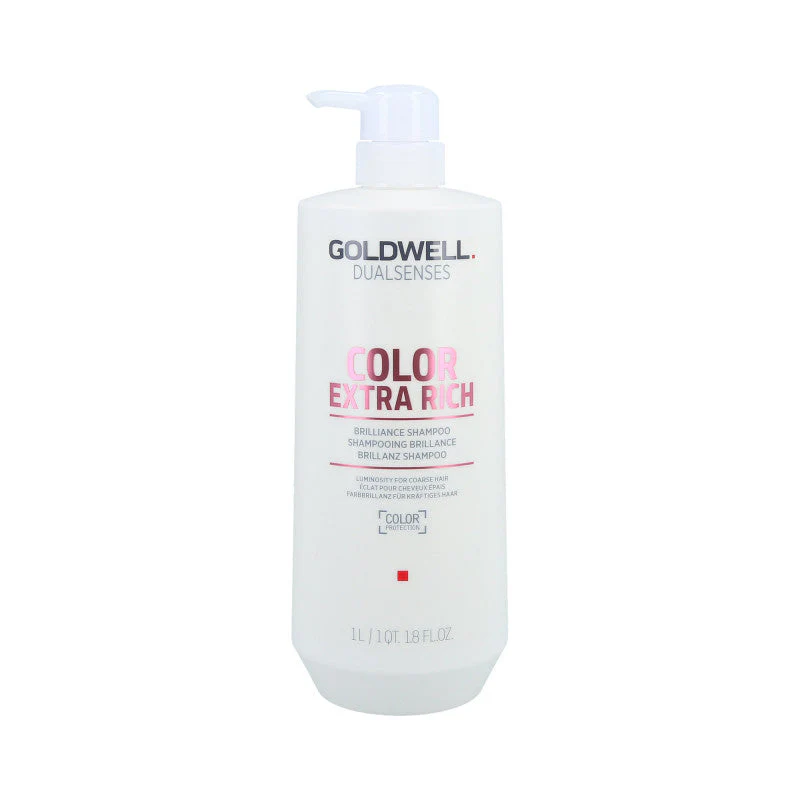 GOLDWELL DUALSENSES COLOR EXTRA RICH Nabłyszczający szampon do włosów grubych i opornych 1000 ml