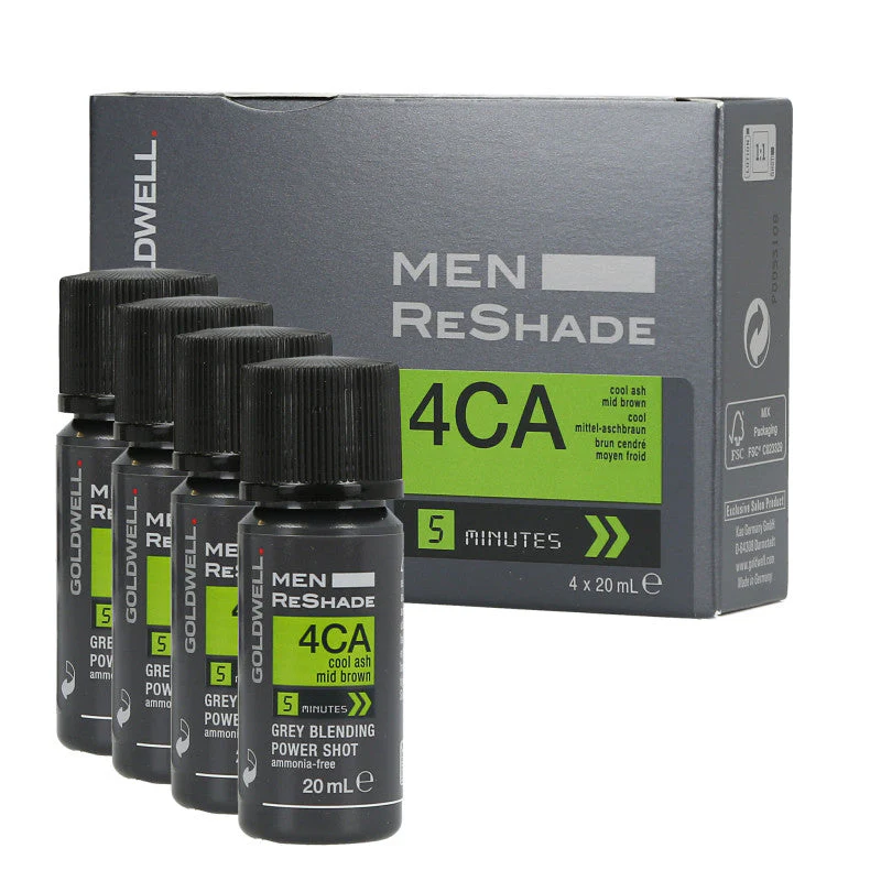 GOLDWELL MEN RE-SHADE Odsiwiacz dla mężczyzn kolor 4CA 4x20 ml