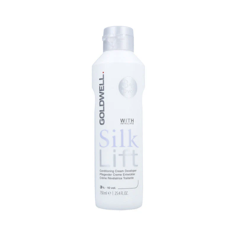 GOLDWELL SILK LIFT CREAM DEVELOPER 3% Odżywczy oksydant w kremie 750 ml