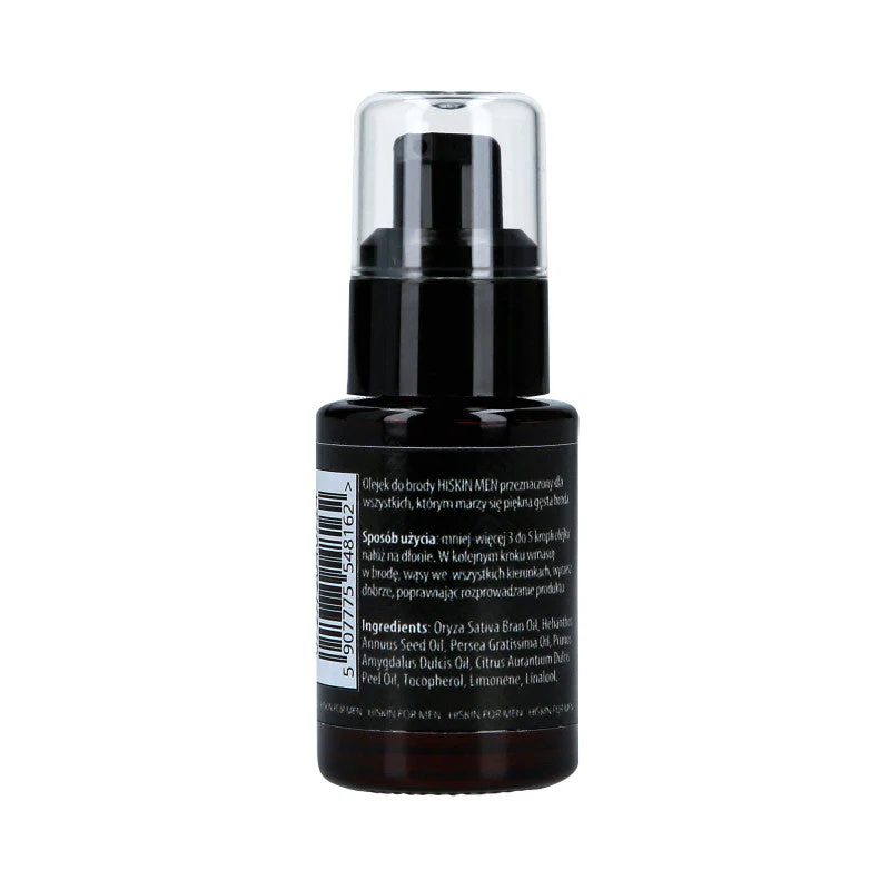 HISKIN FOR MEN Odżywczy olejek do brody 30 ml - Image 2
