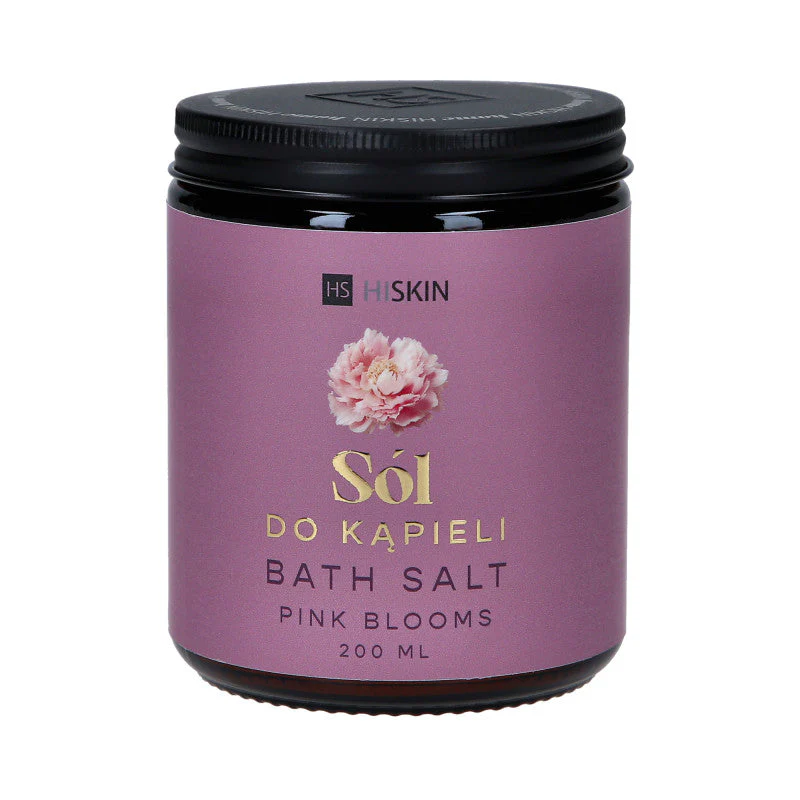 HISKIN PINK BLOOMS PEONY & ROSE Sól do kąpieli 200 ml