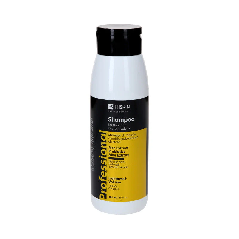 HISKIN PROFESSIONAL Szampon do włosów cienkich i pozbawionych objętości 400 ml
