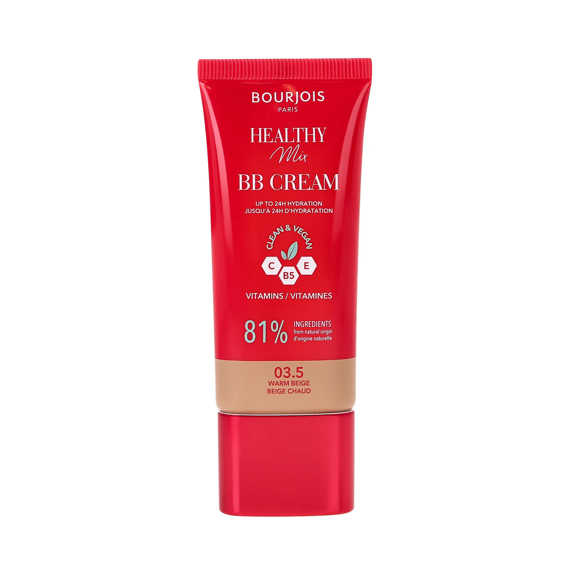 BOURJOIS HEALTHY MIX Intensywnie nawilżający krem BB do twarzy 03,5 Warm Beige 30 ml