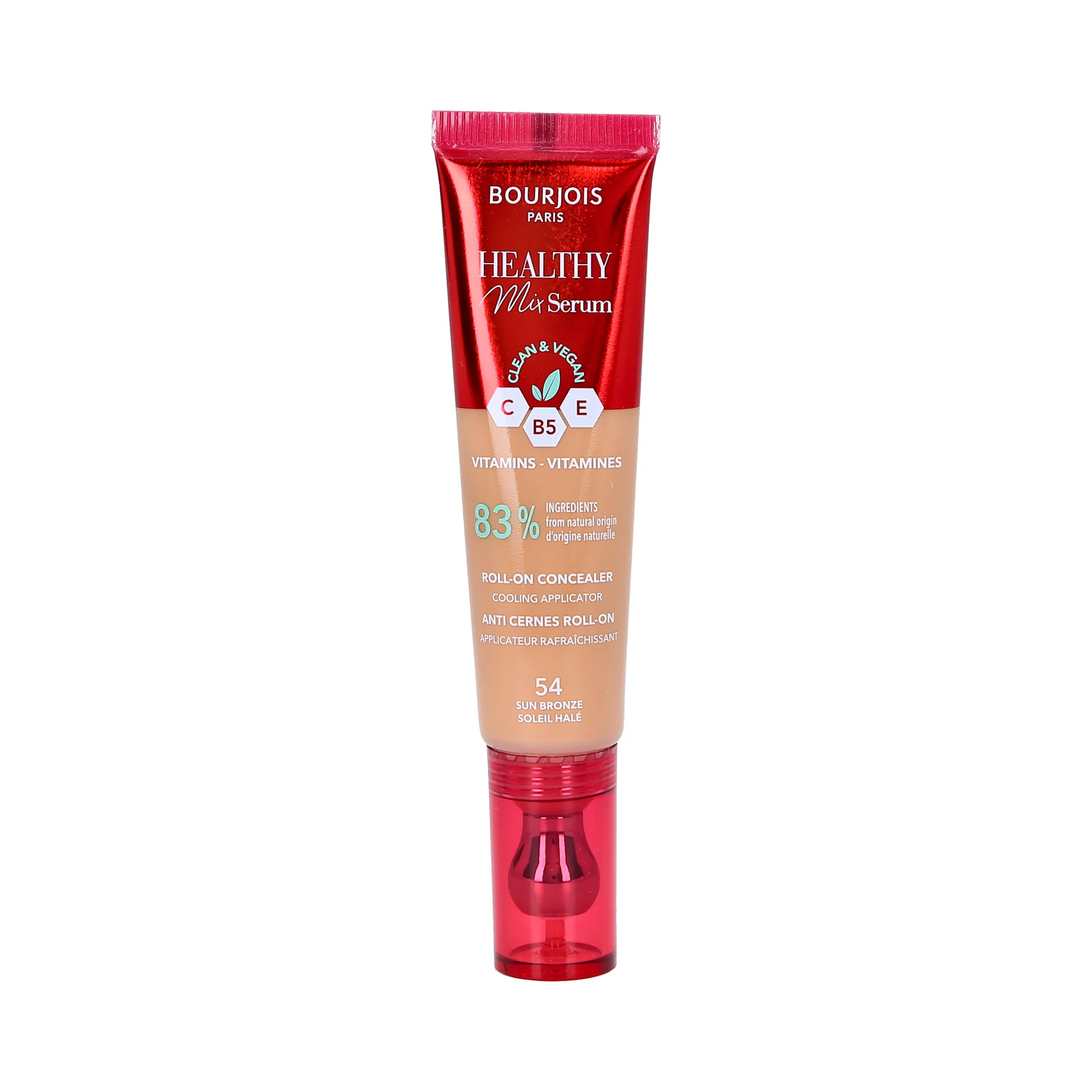 BOURJOIS HEALTHY MIX CLEAN&VEGAN SERUM Korektor pod oczy 54 Sun Bronze 13 ml