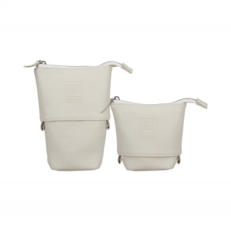 ilū basic Zestaw 10 pędzli do makijażu + etui, Różowy - Image 3