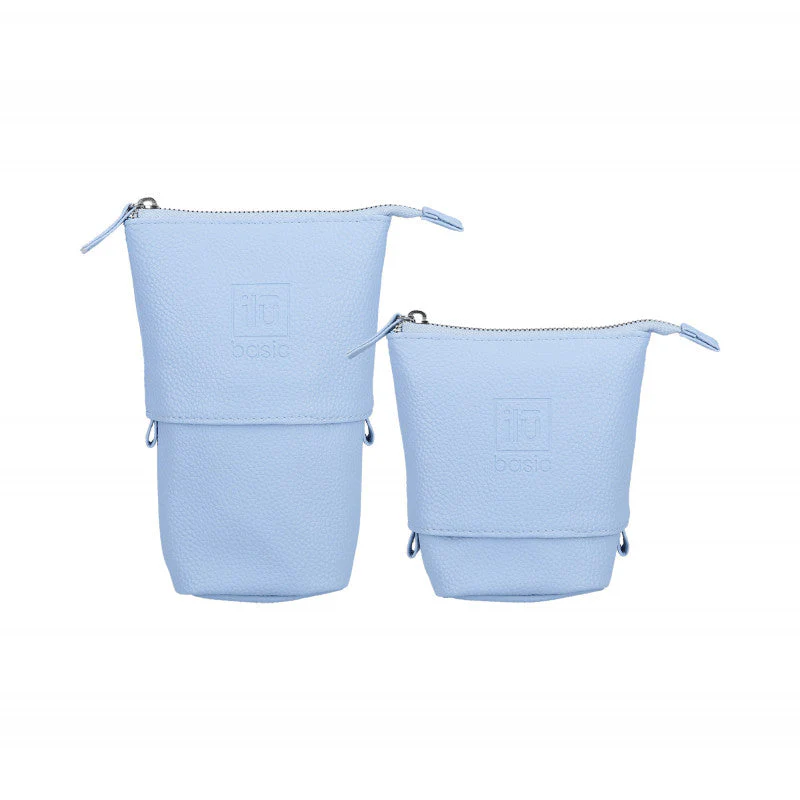 ilū basic Zestaw 6 pędzli do makijażu + etui, Niebieski - Image 3
