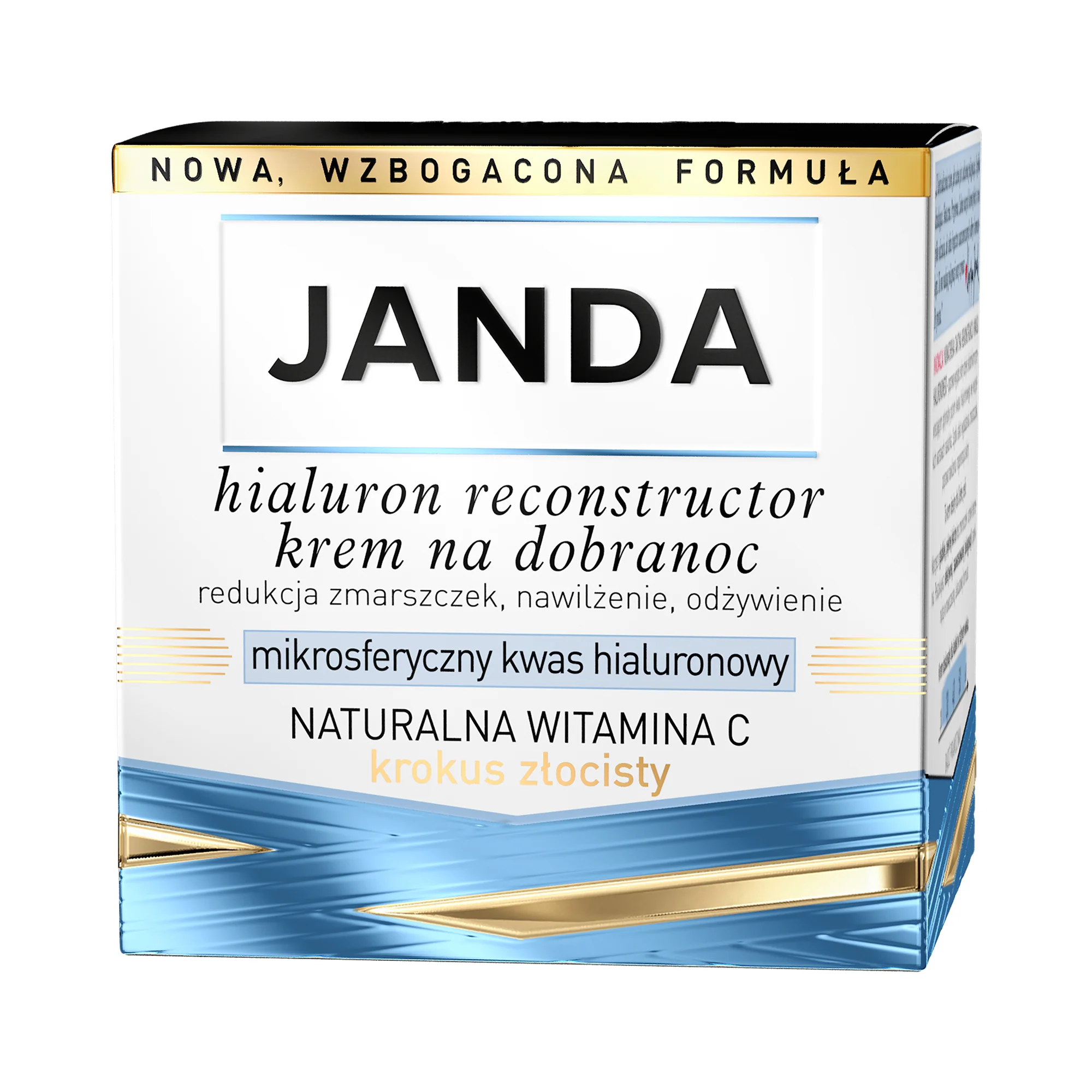 JANDA HIALURON Krem hialuronowy odmładzająco- nawilżający na noc 50 ml