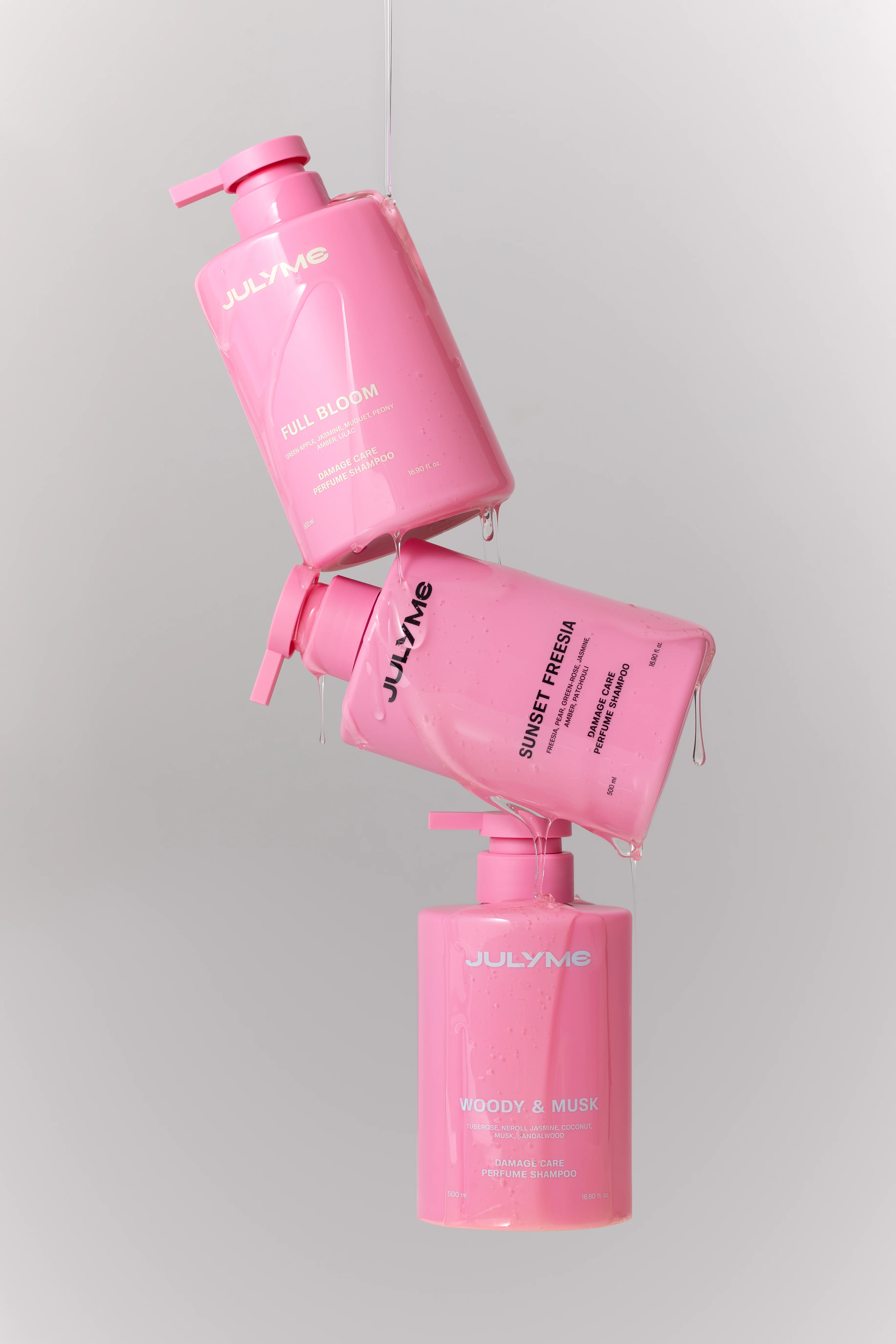 JULYME DAMAGE CARE PERFUME SHAMPOO WOODY & MUSK Perfumowany szampon regenerujący 500 ml - Image 2