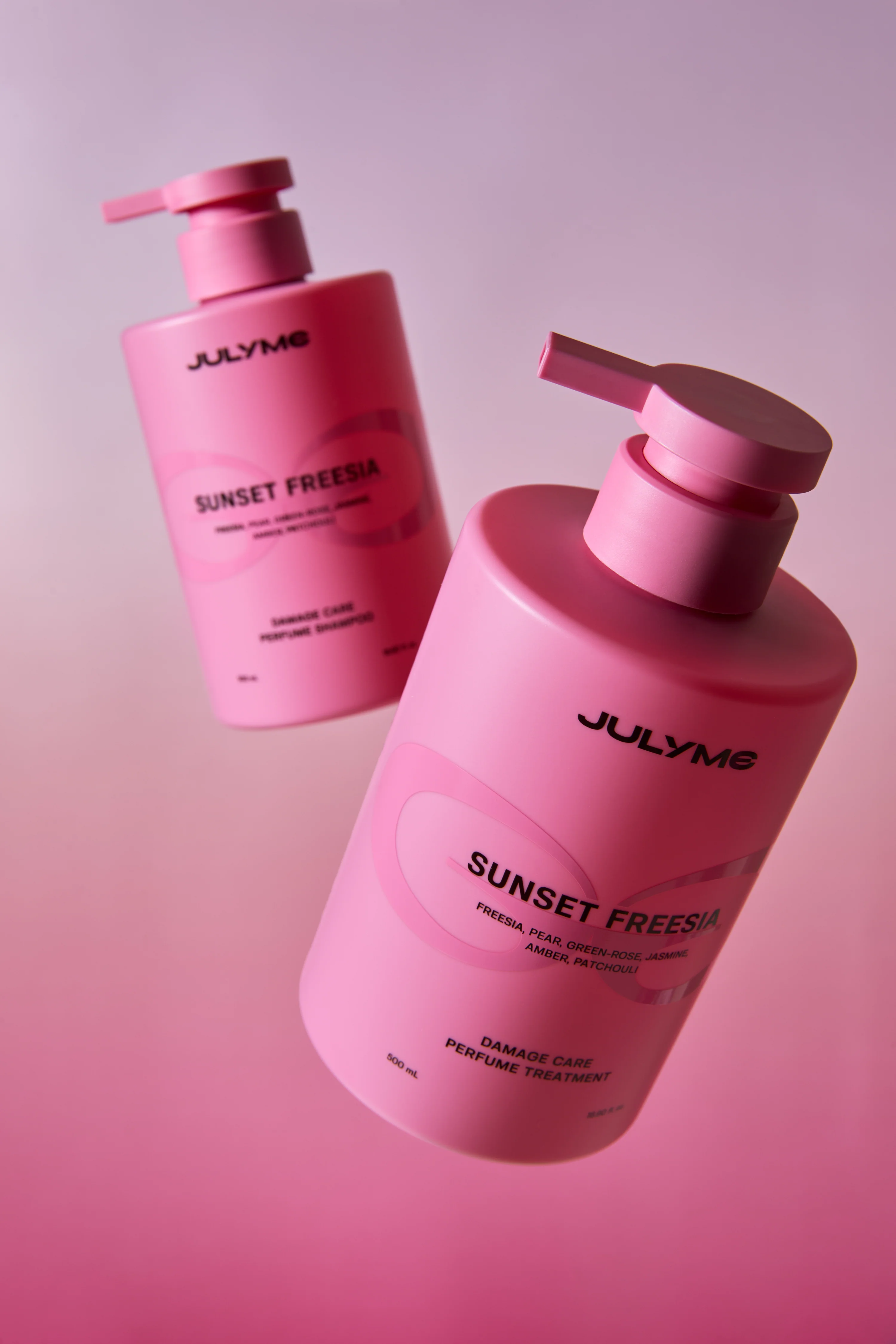 JULYME DAMAGE CARE PERFUME TREATMENT SUNSET FREESIA Perfumowana odżywka regenerująca 500 ml - Image 2