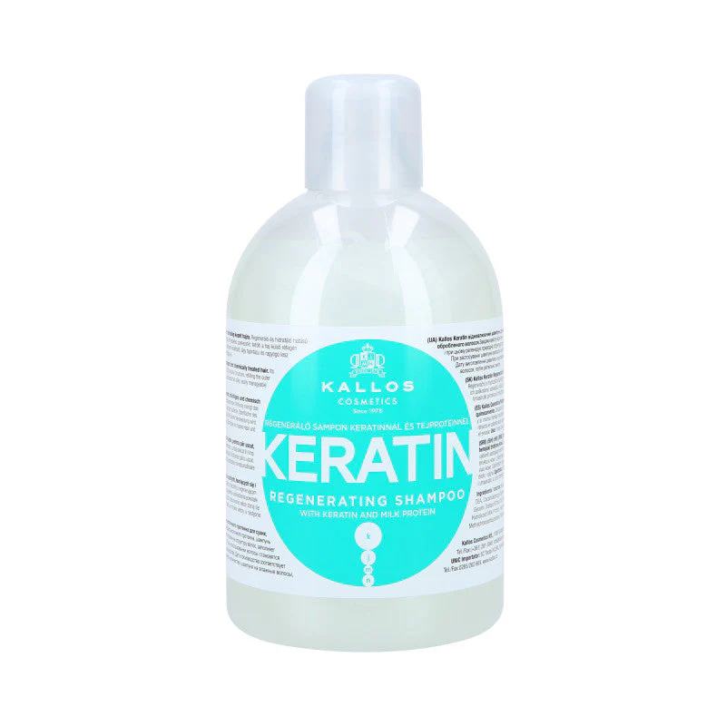 KALLOS KJMN Keratin szampon wzmacniający 1000 ml