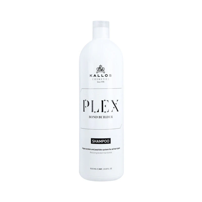 KALLOS PLEX BOND BUILDER Szampon do włosów z białkiem roślinnym i peptydami 1000 ml