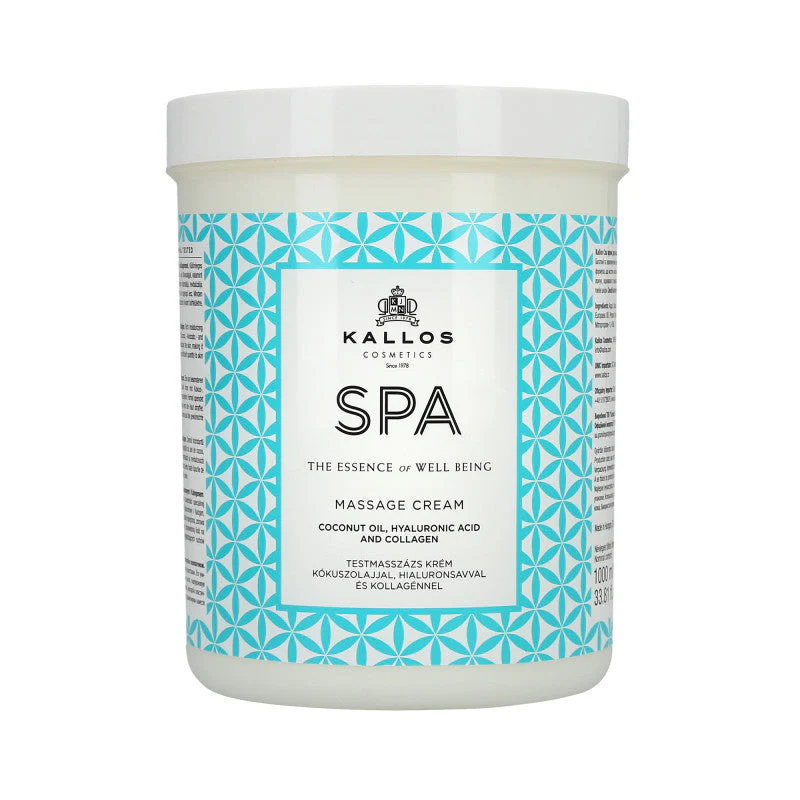 KALLOS SPA Massage cream nawilżający krem do masażu ciała 1000 ml