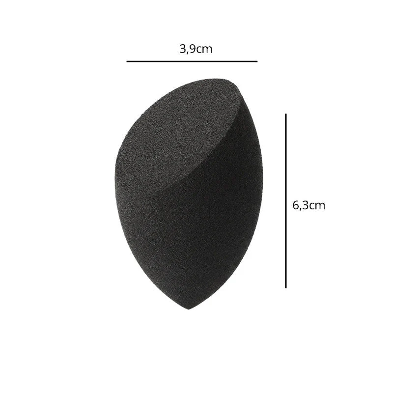 KASHŌKI Gąbka do makijażu, Olive cut, Czarna - Image 2