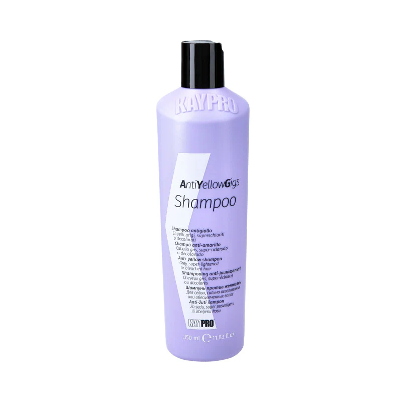 KAYPRO ANTI YELLOW GIGS Fioletowy szampon do włosów blond i siwych 350 ml