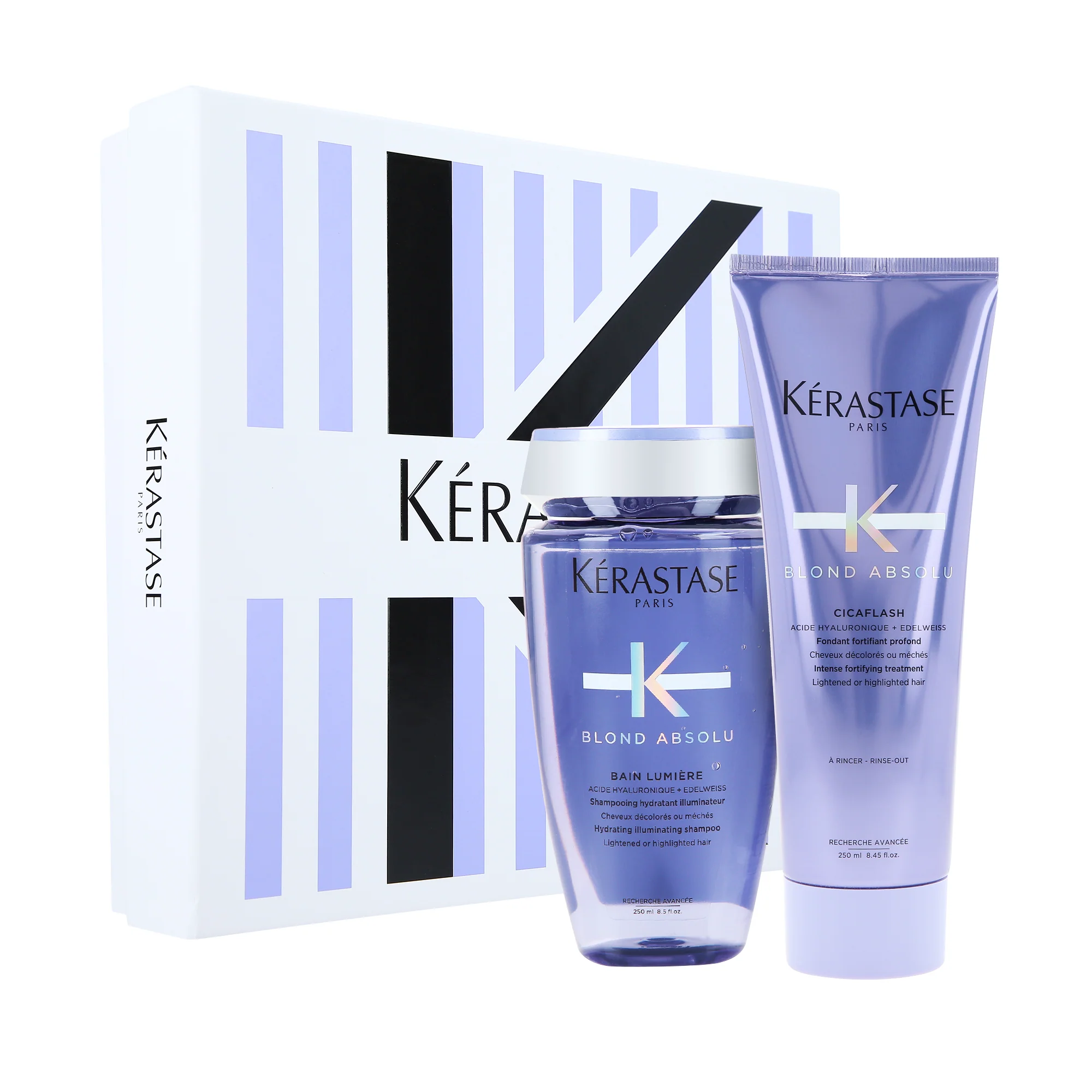 KÉRASTASE BLOND ABSOLU Zestaw do pielęgnacji włosów blond 2 x 250 ml