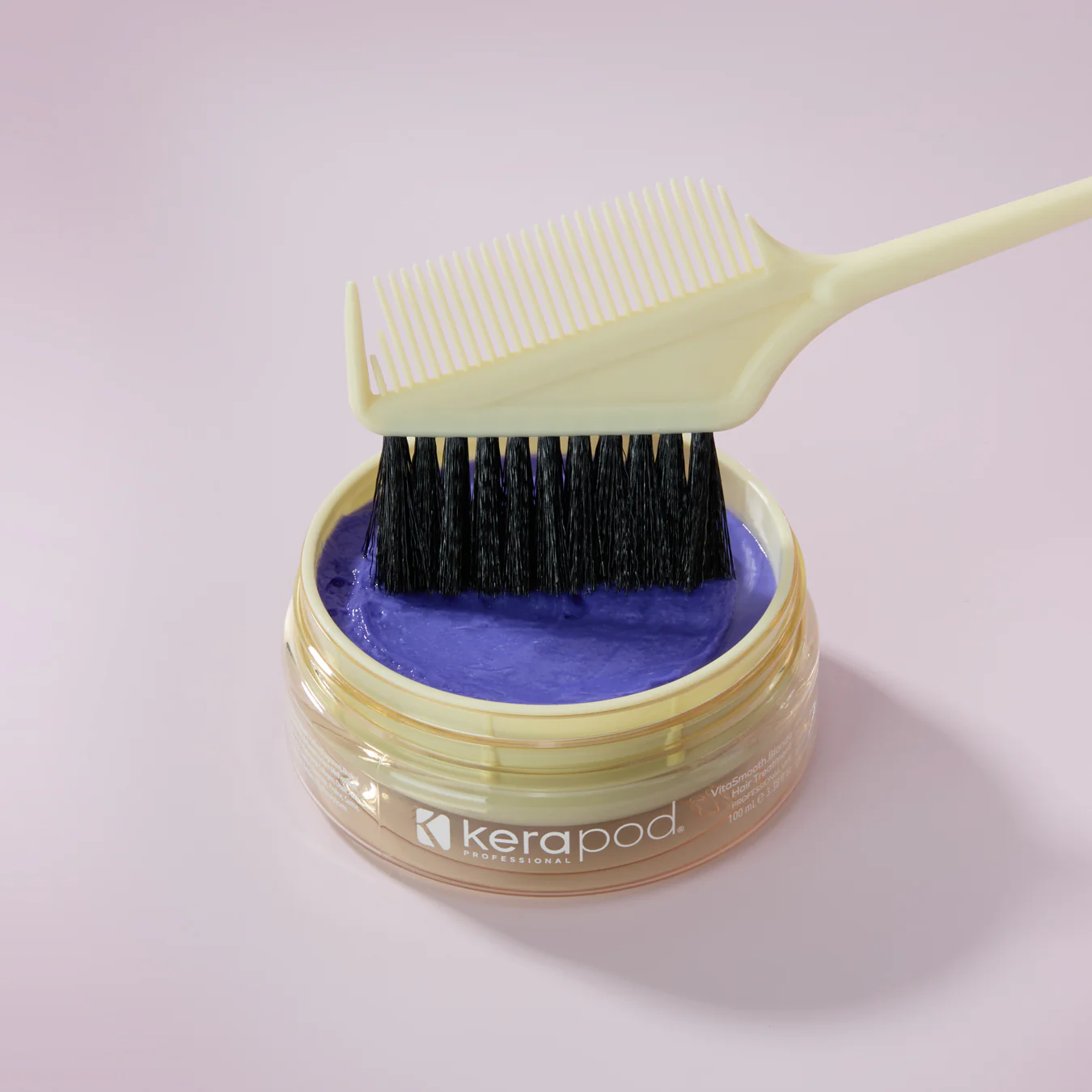 KERAPOD VITASMOOTH BLONDE STEP 2 Kuracja wygładzająca do włosów farbowanych blond i siwych 100 ml - Image 3