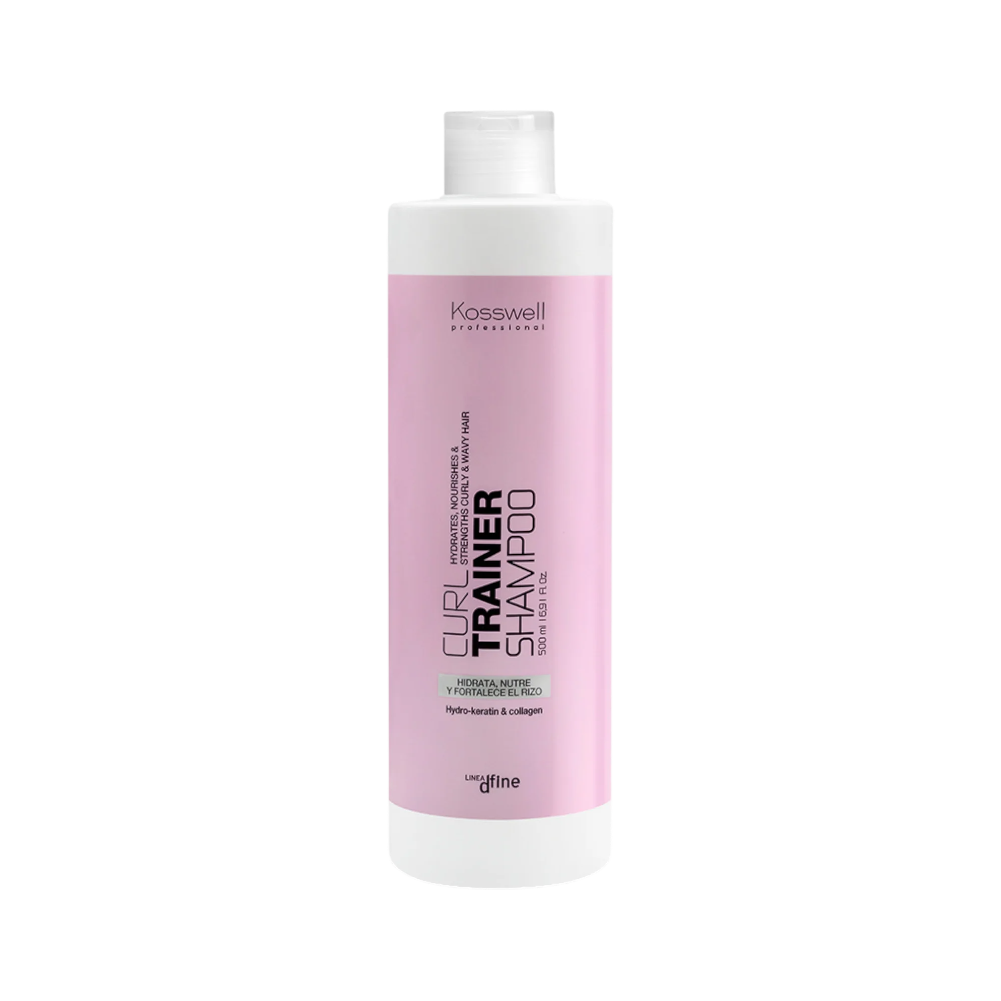 KOSSWELL CURL TRAINER Nawilżający szampon do włosów kręconych 500 ml